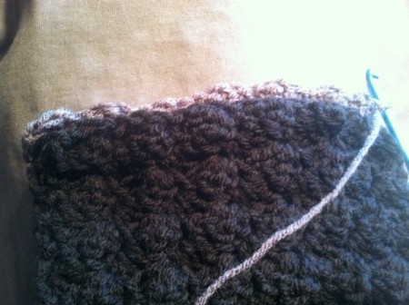 Textured Half Shell Cowl