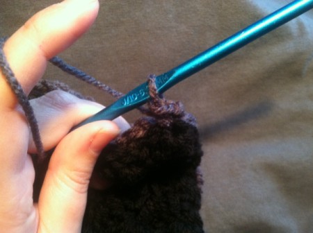 Textured Half Shell Cowl