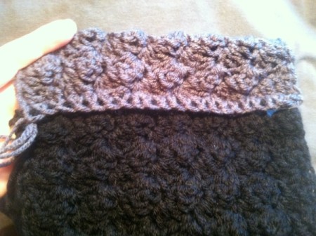 Textured Half Shell Cowl