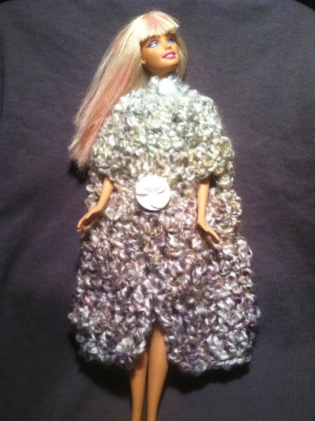 Barbie wearing cloak