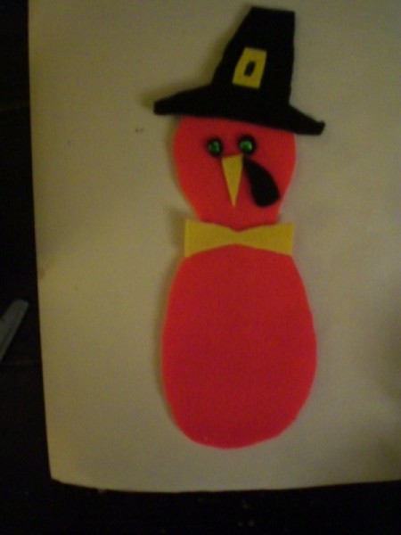 front view of the turkey body