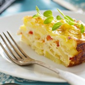 potato and pepper breakfast pie