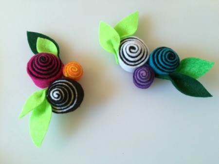 Felt Strip Flowers 2