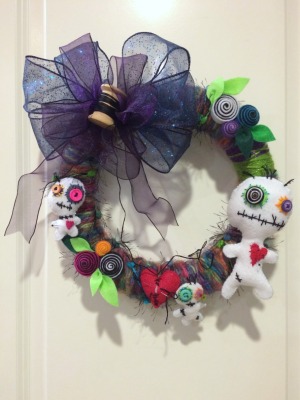 VooDoo Doll Wreath