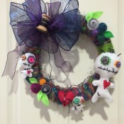 VooDoo Doll Wreath