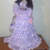 doll in lavender dress