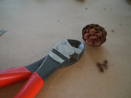 step 3 snipping pieces for ears and arms