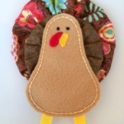 Fabric Yo Yo Turkey