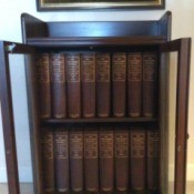 view of volumes with doors on case open