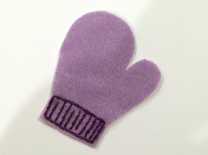 Felt Mitten Ornament