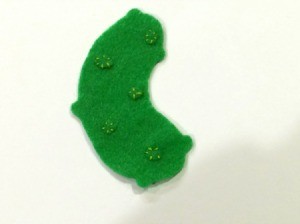 Felt Pickle Ornament