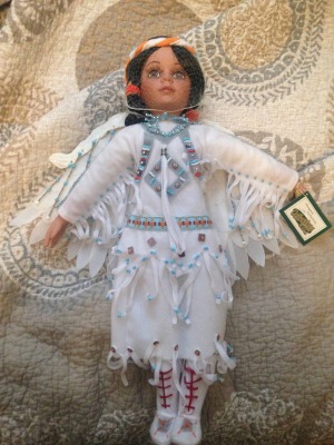 native American female doll