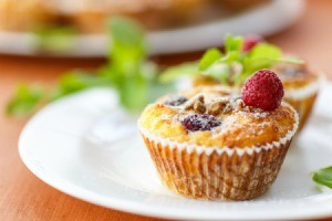 muffins with fruit