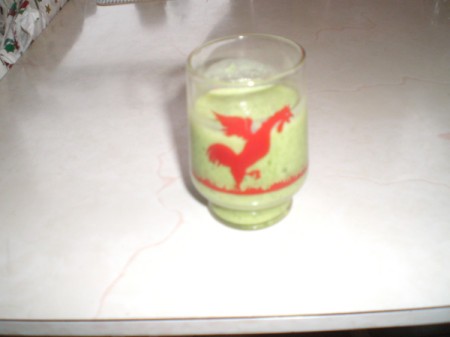 glass of veggie juice