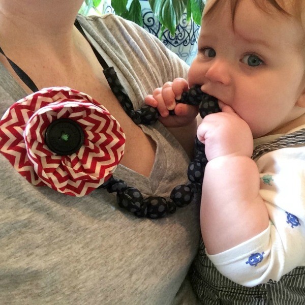 Fabric Teething Necklace ThriftyFun