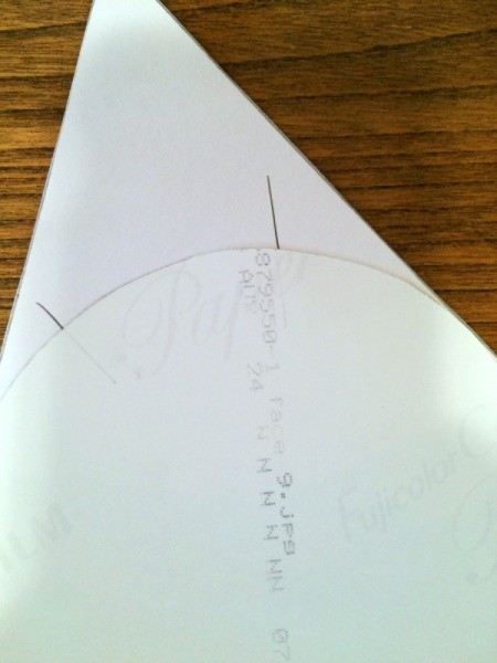 Baby Faces Birthday Banner - make alignment marks