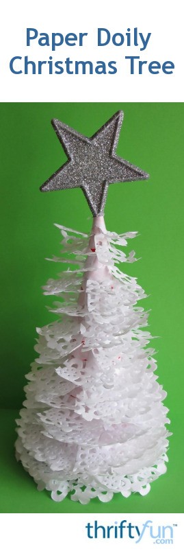 Paper Doily Christmas Tree  ThriftyFun