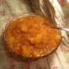 bowl of applesauce