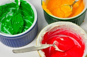 Colored Cake Frosting