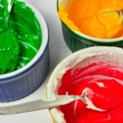 Colored Cake Frosting