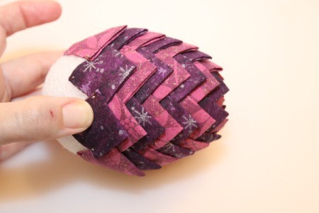 Fabric Pinecone Decorations