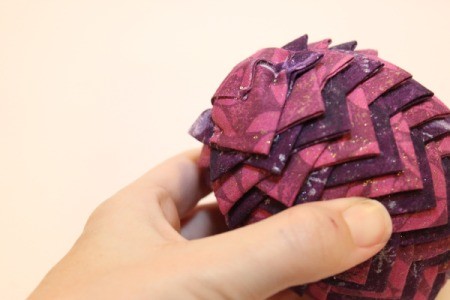 Fabric Pinecone Decorations