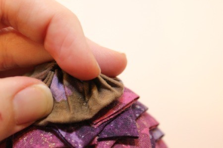 Fabric Pinecone Decorations