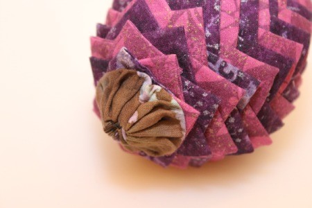 Fabric Pinecone Decorations