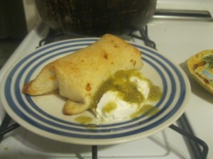 Baked Chicken Chimichangas