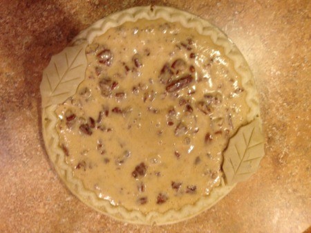 Southern Pecan Pie - assembling the crust