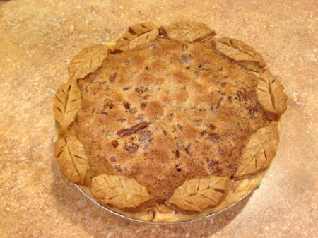 Southern Pecan Pie - baked pie
