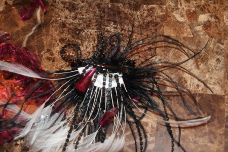 glue on decorative feathers