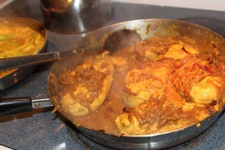 Curry Chicken and Cabbage