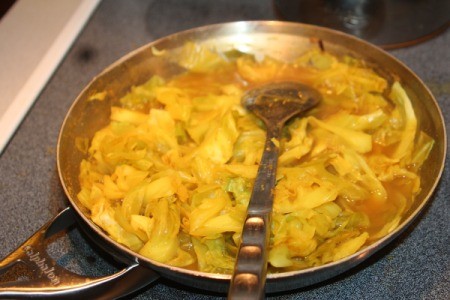 Curry Chicken and Cabbage
