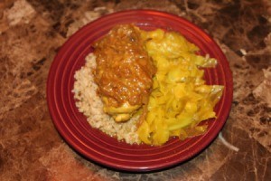 Curry Chicken and Cabbage