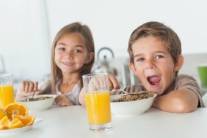 Kids at Breakfast