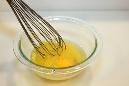whisk egg mixture
