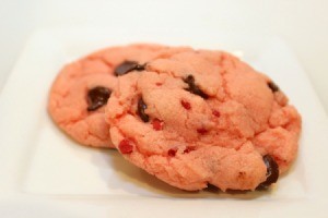 Strawberry Chocolate Chip Cookies