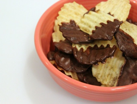 Chocolate Dipped Potato Chips