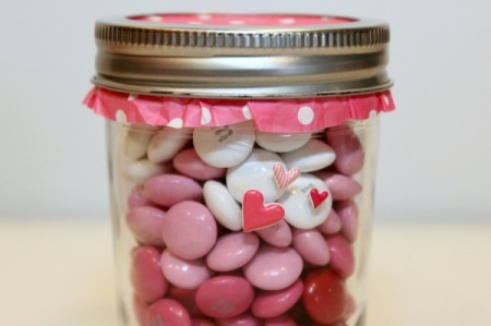 Making an Ombre M&Ms Candy Jar | ThriftyFun