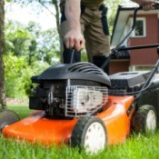 pull start mower