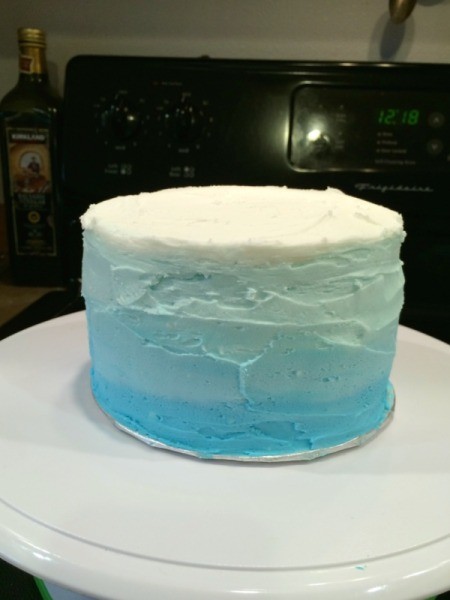 finished ombre effect