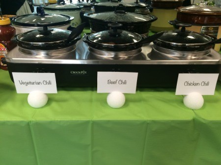 snowball label holders for chili bar