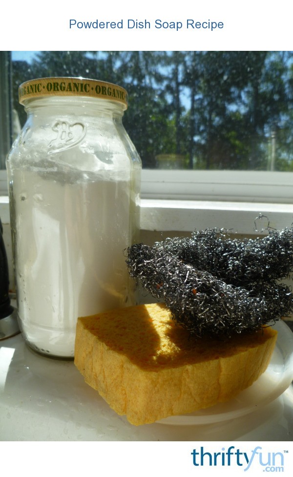 Powdered Dish Soap Recipe? ThriftyFun