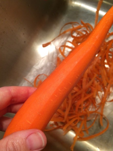 peel carrots