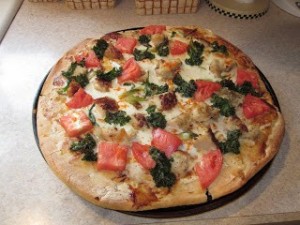 Full o' Veggies Homemade Pizza