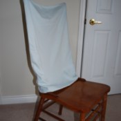 Pillowcase as Chair Cover