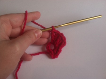 treble crochet stitches made