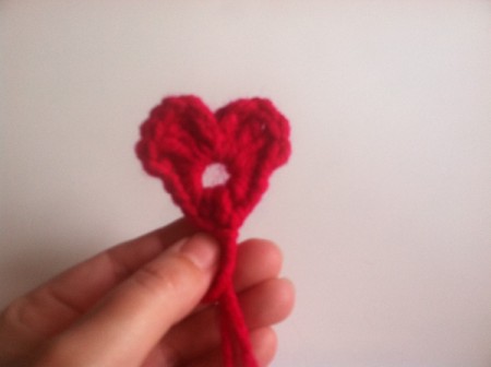 closeup of heart shape