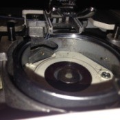 another closeup with bobbin removed